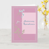 追悼記念日 カード (黄色い花)