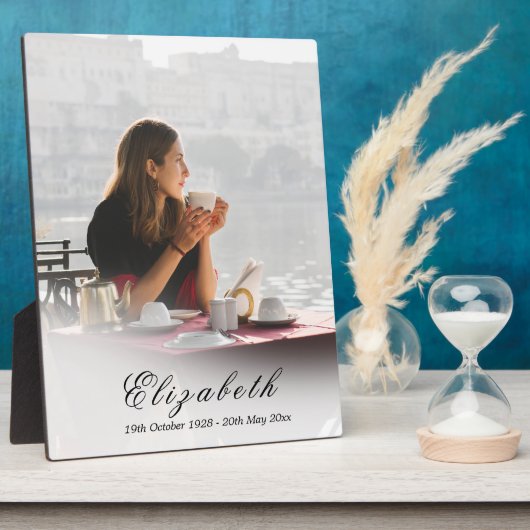 追悼記念 フォトギャラリー 愛を込めて フォトプラーク (側面)