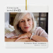 追悼記念 |私たちのハート セラミックオーナメント (裏面)