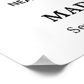 追悼記念　６枚の写真の コラージュ　愛を込めて ポスター (角)