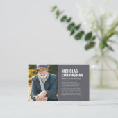 追悼記念Loving Memory Photo Card 名刺 (スタンド正面)