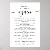 追悼詩集　メモリアルサービス詩集　記念詩集 ポスター (正面)