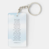 追悼雲の写真を愛しモダンて キーホルダー (裏面)