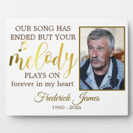 追悼音楽名言記念品 フォトプラーク