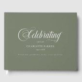 追悼「いのちの輝きを記念して」　グリーン・ゲストブック ゲストブック (正面)