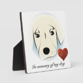 追悼 フォトプラーク (正面)