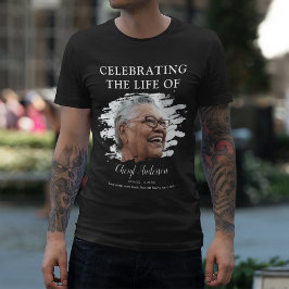追悼 | 写真メモリアルTシャツ Tシャツ