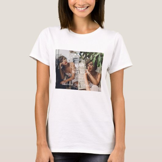 追悼 | 写真入り葬式記念グッズ Tシャツ (正面)