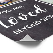 追悼 愛する人の記憶を称えるフォトコラージュ メモリアル ポスター (角)