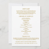 追悼 紫 青 黄 メモリアル プログラム (裏面)