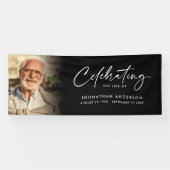 追悼/葬儀モダン写真を愛して 横断幕 (横)