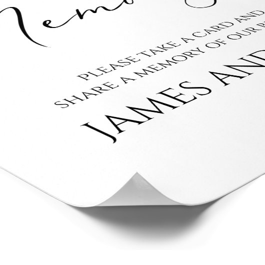 追悼 記憶をシェアする サイン (角)