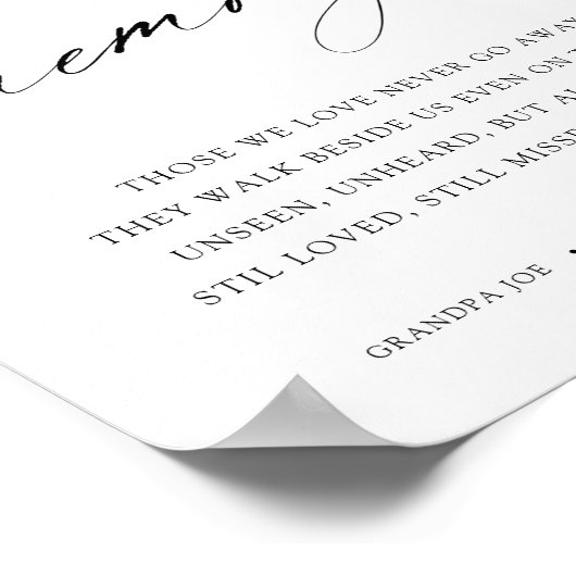 追憶のウェディング ポスター (角)