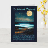 追憶のオーシャン ムーンライト カード (黄色い花)