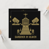 追憶のガーデナー葬儀 カード (正面/裏面インサイチュ)