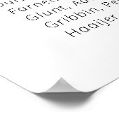 追憶のキャンドル 学校クラス会 記念碑 ポスター (角)