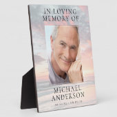 追憶のサンセットメモリアル フォトプラーク (側面)