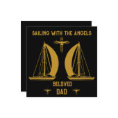 追憶のセーラー・ボーター葬儀 カード (正面/裏面インサイチュ)