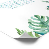 追憶のトロピカルビーチウェディング ポスター (角)