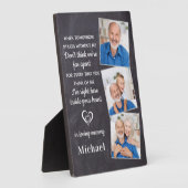 追憶のフォトファミリー喪失記念 フォトプラーク (側面)