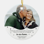 追憶のペットロス葬儀 死去を偲ぶ セラミックオーナメント (正面)