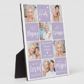 追憶のモダン フォトコラージュ 家族の記憶 フォトプラーク (側面)