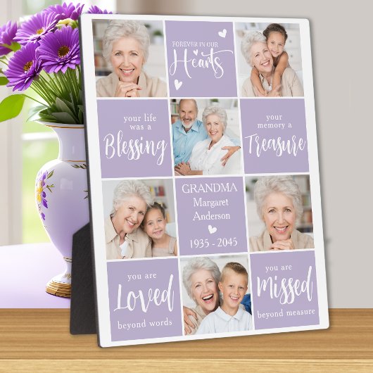 追憶のモダン フォトコラージュ 家族の記憶 フォトプラーク