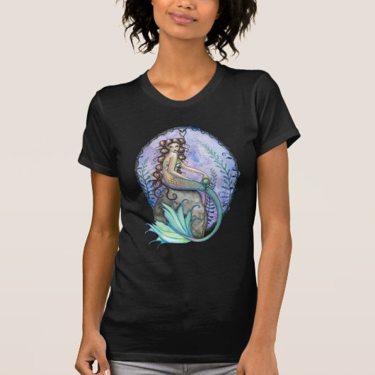 追憶の人魚Tシャツ by Molly Harrison Tシャツ (正面)