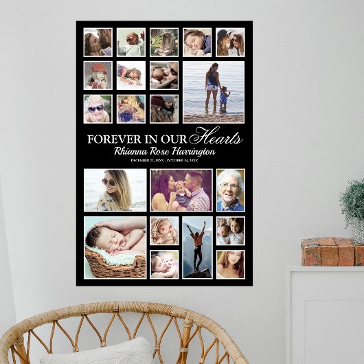 追憶の写真コラージュ ポスター