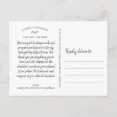 追憶の写真コラージュ　感謝と哀悼の気持ちを込めて ポストカード (裏面)