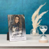 追憶の写真トリビュート フォトプラーク (側面)