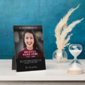 追憶の写真トリビュート フォトプラーク (側面)