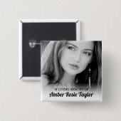 追憶の写真ピン | 思い出の品 缶バッジ (正面&裏面)