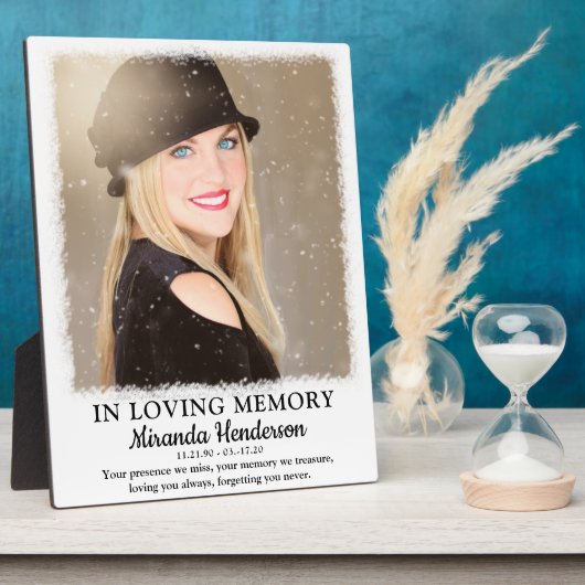 追憶の写真記念碑 フォトプラーク (側面)