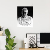 追憶の写真記念葬儀 ポスター (ホームオフィス)