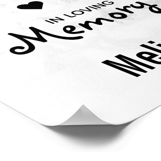 追憶の写真 ポスター (角)