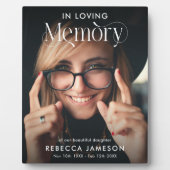 追憶の写真 '愛する記憶を込めて'  tribute フォトプラーク (正面)