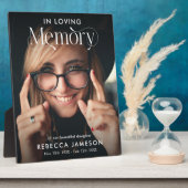 追憶の写真 '愛する記憶を込めて'  tribute フォトプラーク (側面)