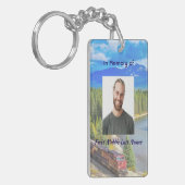 追憶の列車 鉄道 トラム レールウェイ キーホルダー (正面左)