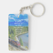 追憶の列車 鉄道 トラム レールウェイ キーホルダー (裏面)