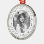 追憶の品 優雅な写真 メタルオーナメント (左)