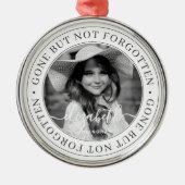 追憶の品 優雅な写真 メタルオーナメント (正面)