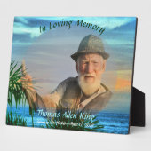 追憶の夕焼け 1557 フォトプラーク (側面)