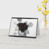 追憶の悲しみの薔薇 カード (黄色い花)