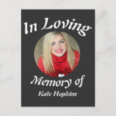 追憶の美しい現代的な写真 ポストカード (正面)