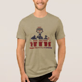 追憶の翼 オリーブ トライブレンドTシャツ (正面)