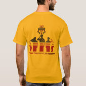 追憶の翼 ゴールド Tシャツ (裏面)