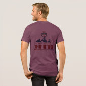 追憶の翼 ワインレッド トライブレンドTシャツ (フル背面)