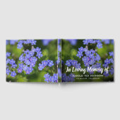 追憶の花 | ワスレナグサの葬儀記念帳 ゲストブック (全面)