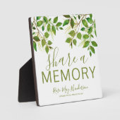 追憶テーブル | メモをシェア フォトプラーク (正面)